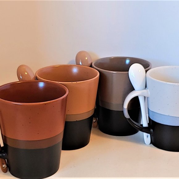 Mr Coffee Set of 4 Mugs 14oz [Stoneware] - Picture 1 of 3
